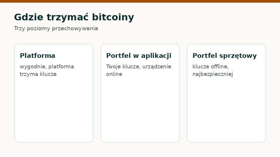 Gdzie trzymać bitcoiny