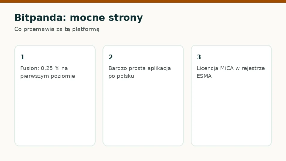 Bitpanda: trzy mocne strony platformy