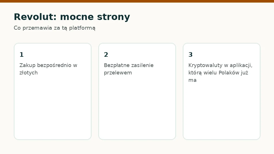 Revolut: trzy mocne strony platformy