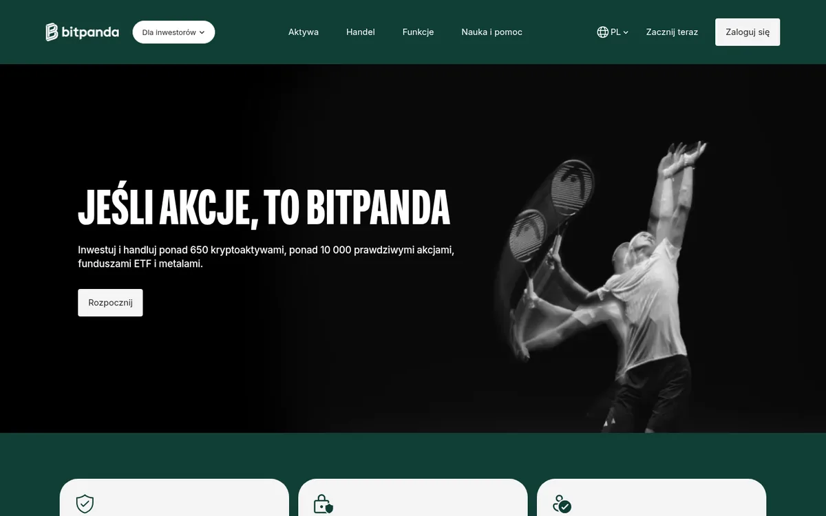 Strona główna Bitpanda na komputerze – bitcoiny kupno w serwisie Bitpanda